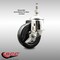 Service Caster 4 Inch 316SS Soft Rubber Wheel Swivel 3/8 Inch Threaded Stem Caster with Brake SCC-SS316TS20S414-SRS-TLB-381615 - alternate 3